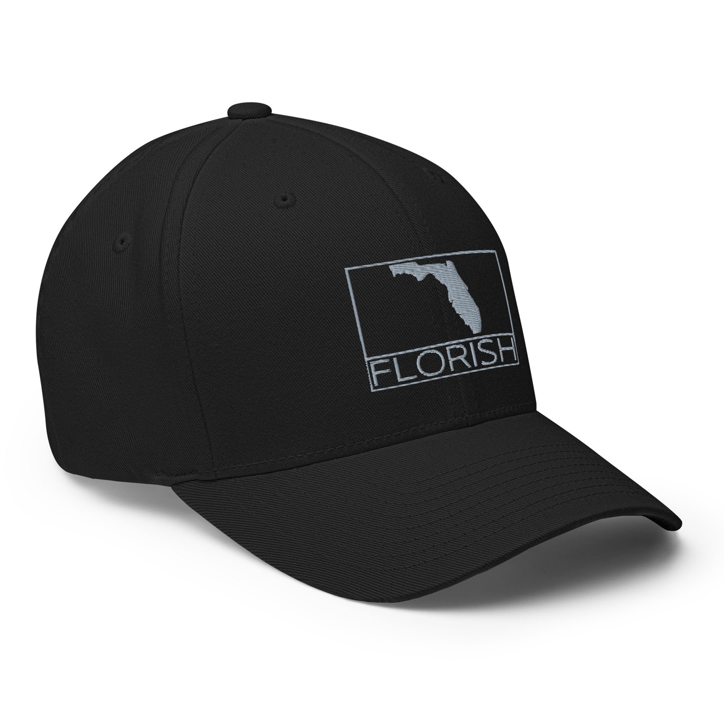 Florish Classic Fl embroidered fitted hat