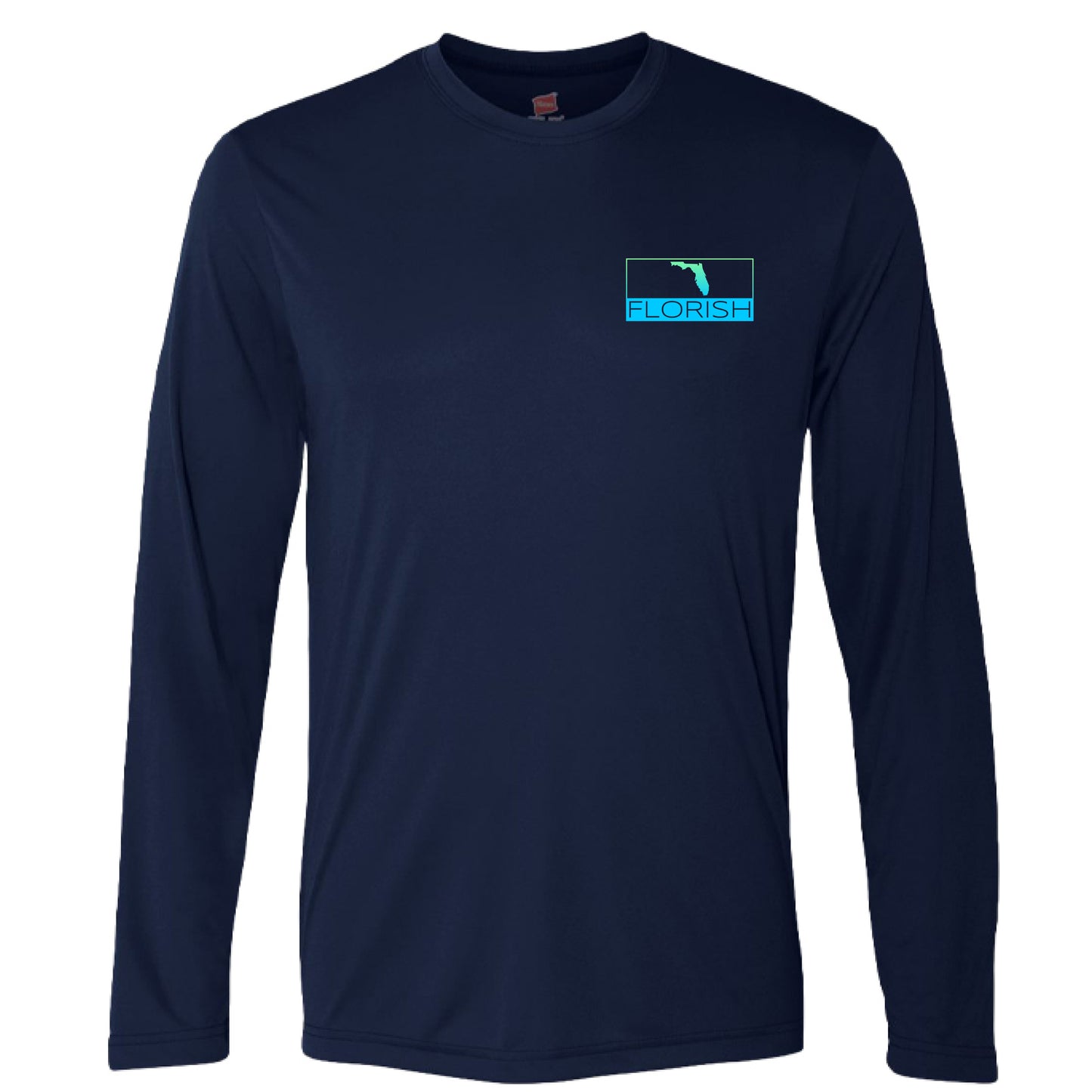 Florish Classic FL Jupiter Long Sleeve T-shirt – unisex tee inspired by Jupiter beaches