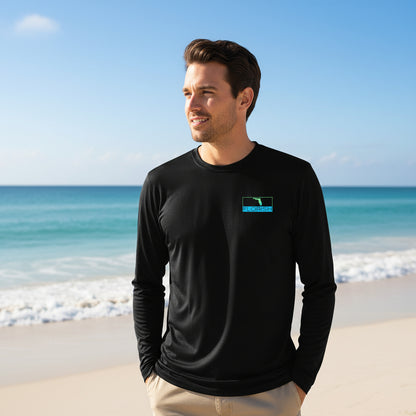 Florish Classic FL Jupiter Long Sleeve T-shirt – unisex tee inspired by Jupiter beaches