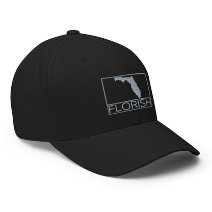 Florish Classic Fl embroidered fitted hat
