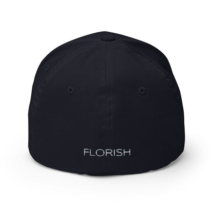 Florish Classic Fl embroidered fitted hat