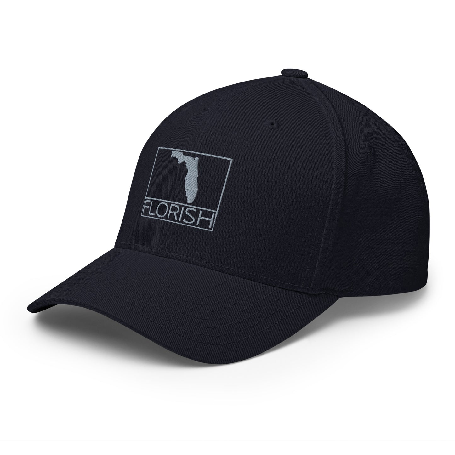 Florish Classic Fl embroidered fitted hat