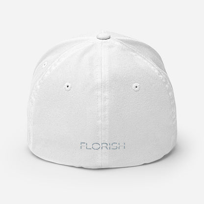Florish Classic Fl embroidered fitted hat