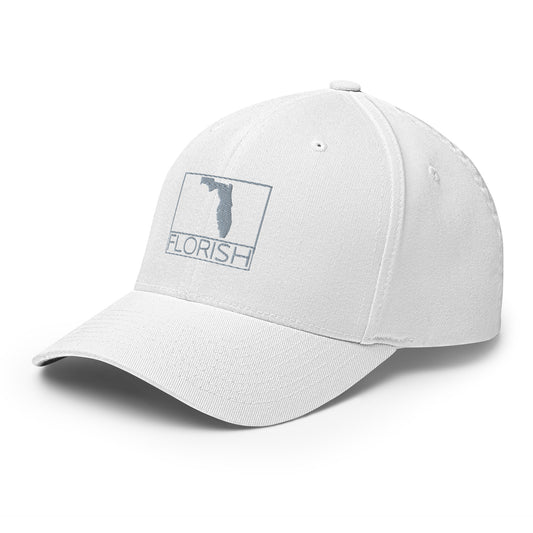 Florish Classic Fl embroidered fitted hat