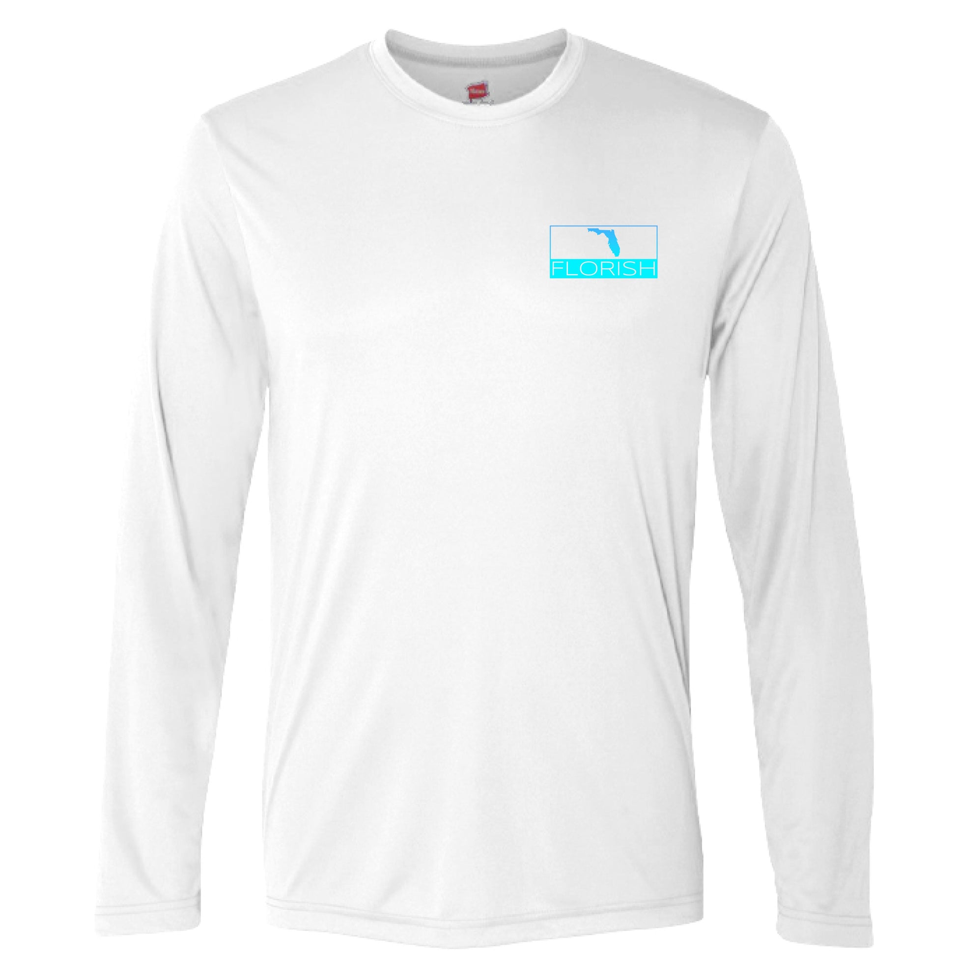 Florish Classic FL Jupiter Long Sleeve T-shirt – unisex tee inspired by Jupiter beaches