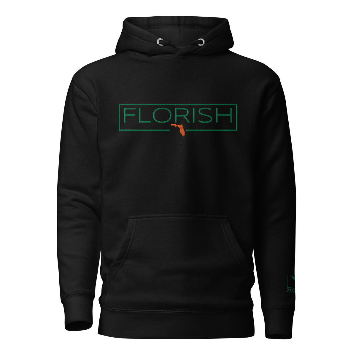 Florish Classic FL Hoodie embroidered – unisex Florida hoodie