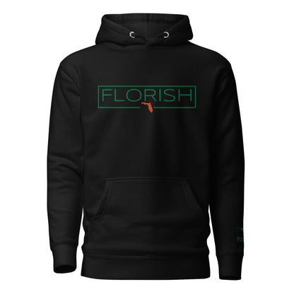 Florish Classic FL Hoodie embroidered – unisex Florida hoodie
