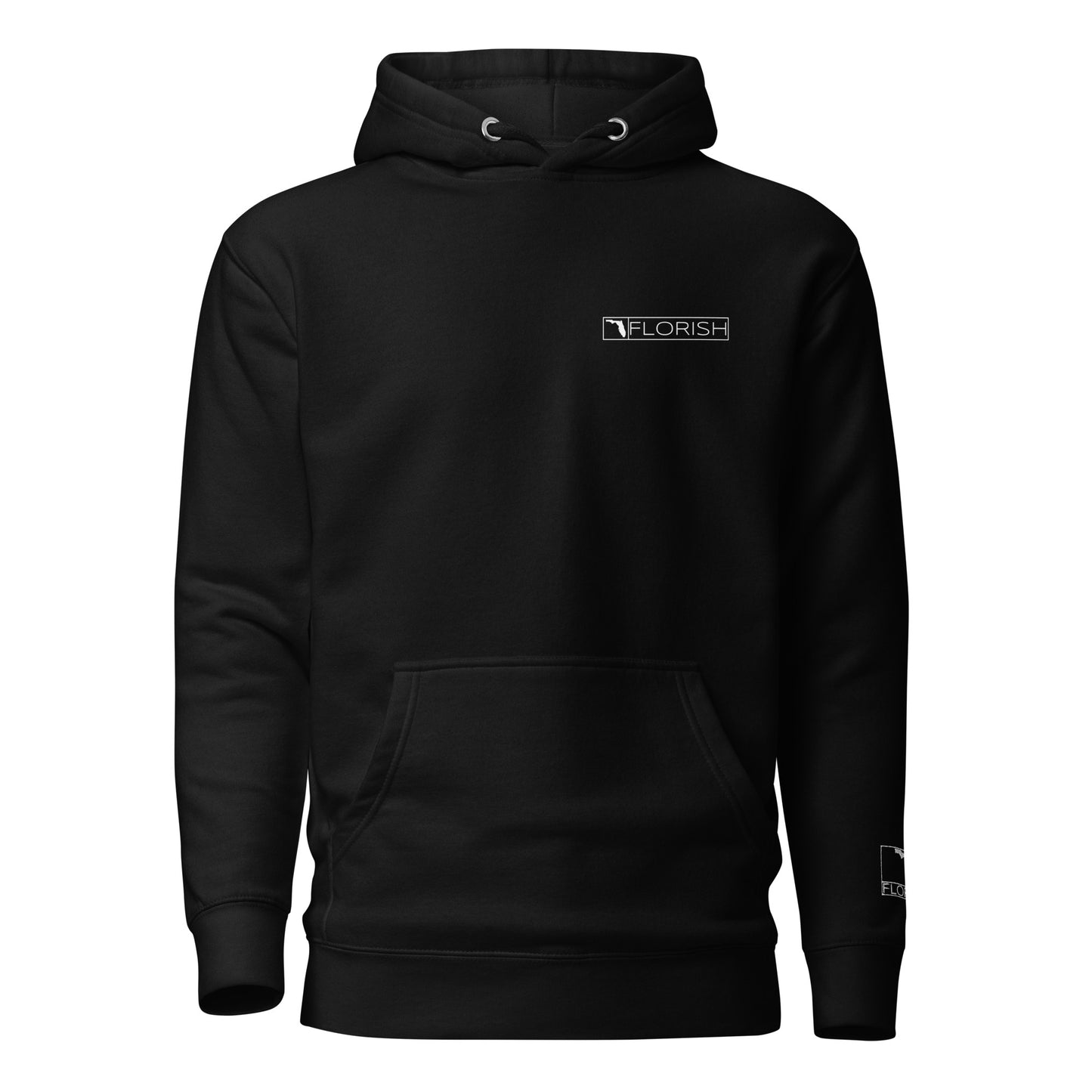 Florish Classic FL Hoodie with embroidered sleeve – unisex Florida hoodie