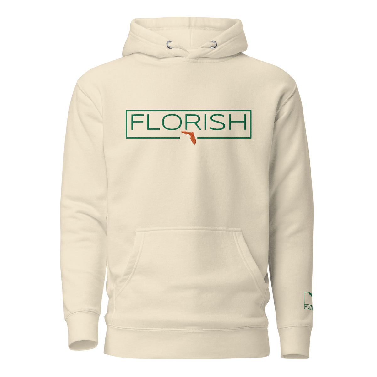 Florish Classic FL Hoodie embroidered – unisex Florida hoodie