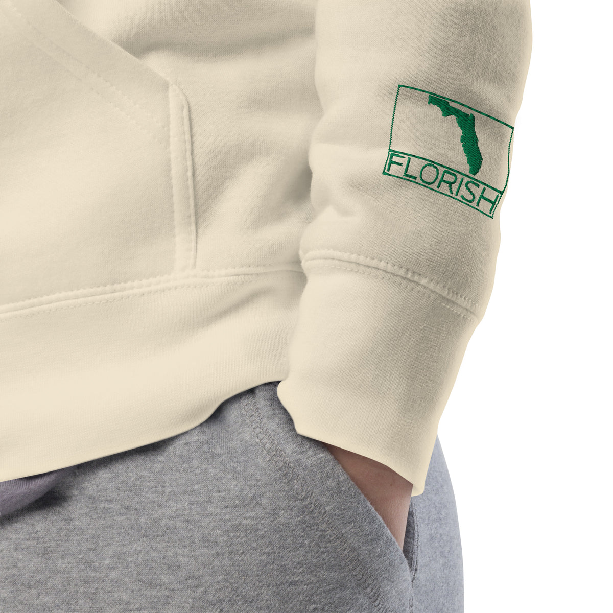Florish Classic FL Hoodie embroidered – unisex Florida hoodie