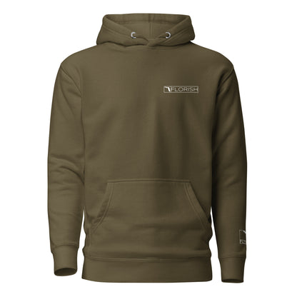Florish Classic FL Hoodie with embroidered sleeve – unisex Florida hoodie