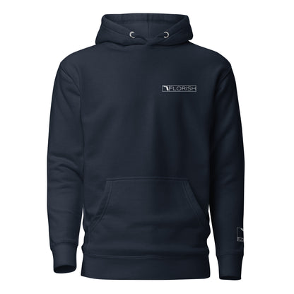 Florish Classic FL Hoodie with embroidered sleeve – unisex Florida hoodie