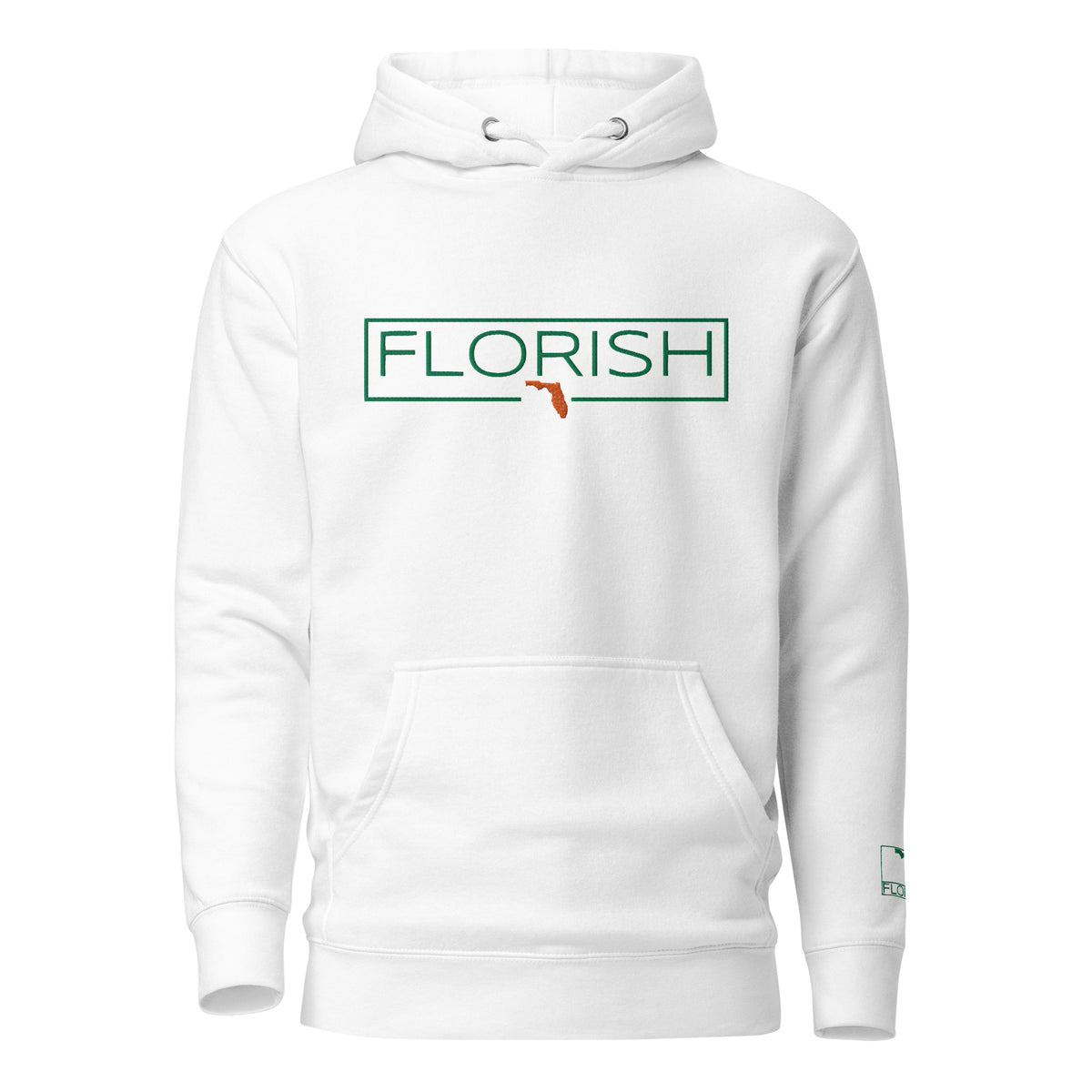 Florish Classic FL Hoodie embroidered – unisex Florida hoodie