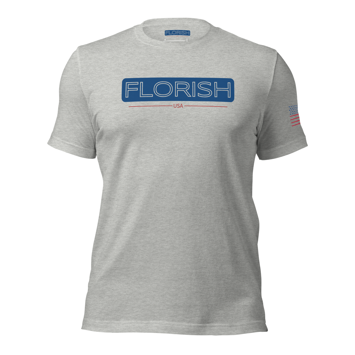Florish USA patriotic t-shirt – unisex red white blue tee