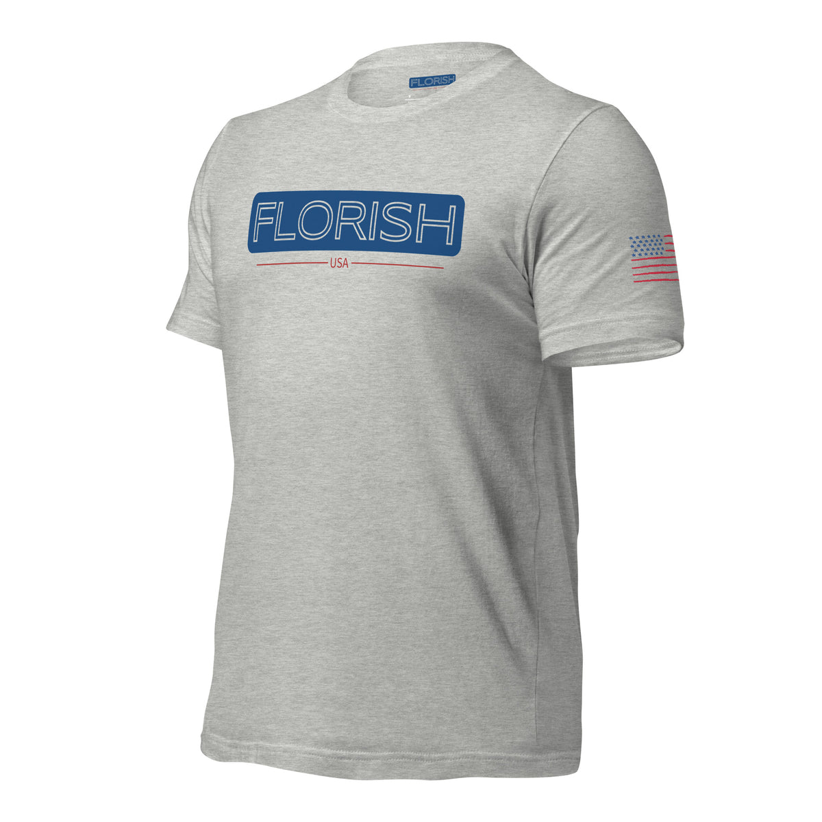 Florish USA patriotic t-shirt – unisex red white blue tee