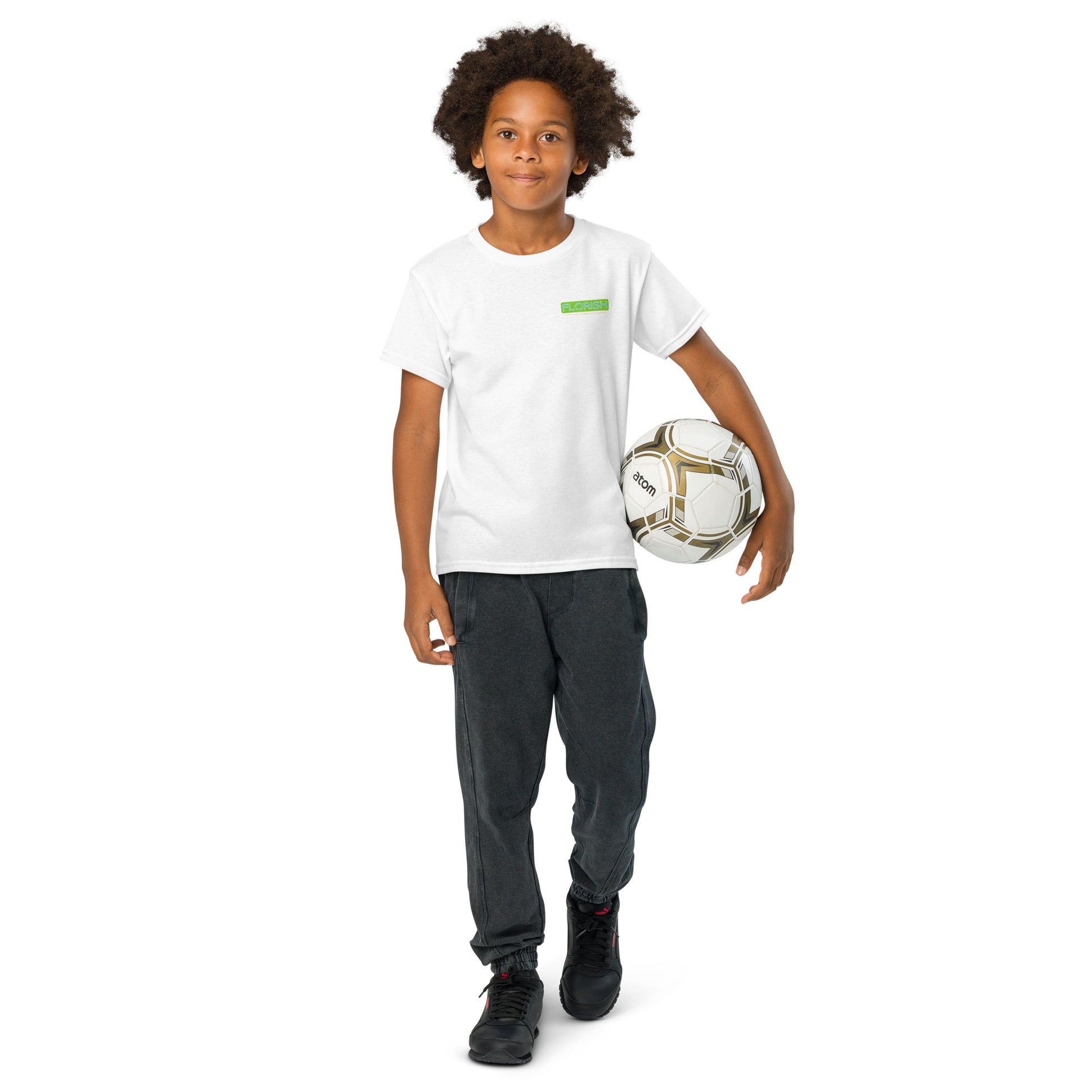 Florish USA patriotic youth t-shirt made in the USA – unisex tee